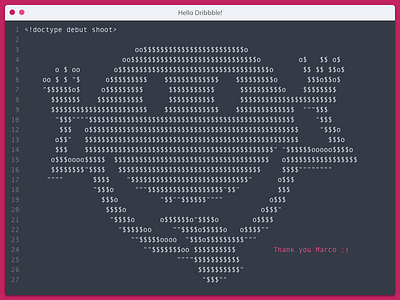 Ascii Art Designs, Themes, Templates And Downloadable Graphic Elements On  Dribbble