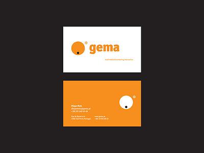 Gema cards 2007 business card design print