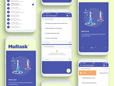 Multask - Event organizer concept app 2018 concept design mobile prototyping ui ux