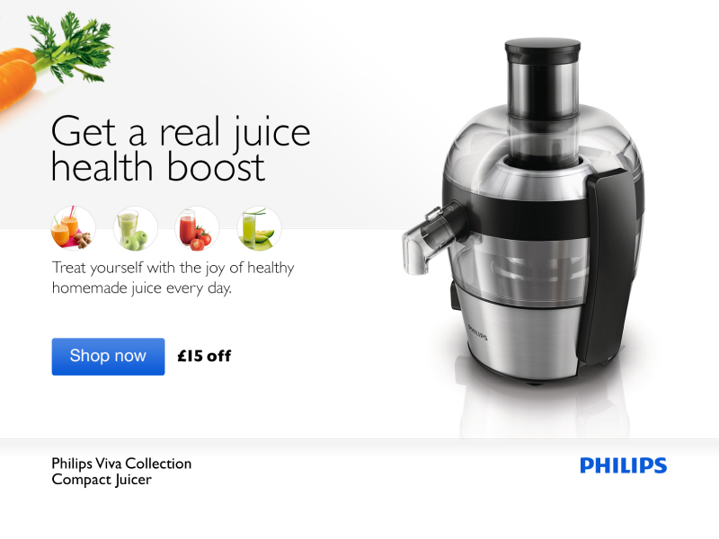 Get a real juice health boost visualdesign kindle 2014 clean design