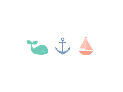 Anchor Therapy Icons anchor icons sailboat whale