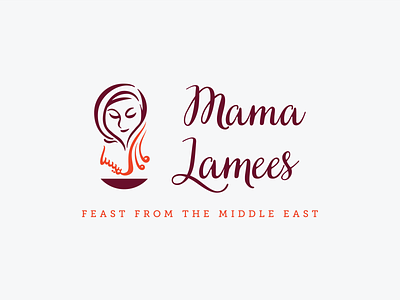 Mama Lamees Logo catering food logo restaurant