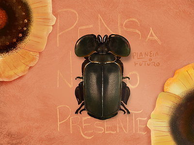 Insect 01 bug digitalart flowers illustration insect procreate procreate art