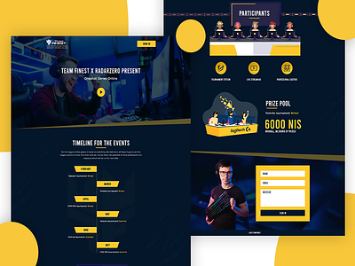 Hight Converting Gaming Landing Page Design