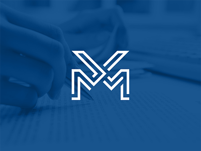 MM Monogram graphic graphic design icon law ligature logo logotype mark modern monogram