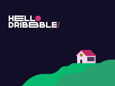 Hello, Dribbble. design graphic design illustration vector