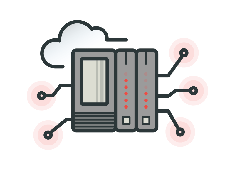 Infrastructure Icons cache cdn database db icons infrastructure load balancer memory server