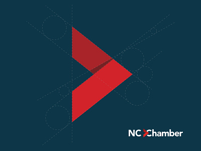 North Carolina Chamber Branding arrow branding chamber golden ratio identity logo mark