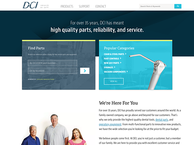 DCI Online design front end design front end dev ui ux uxd web design