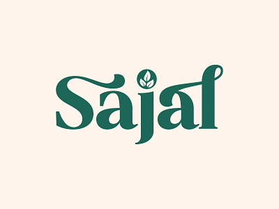 Sajal logo design.