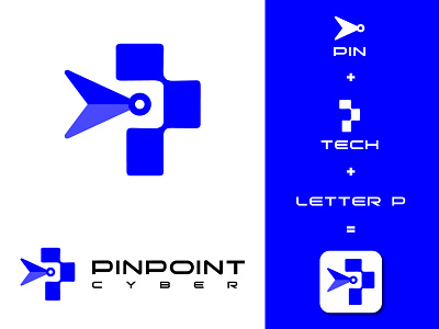 Pinpoint Cyber logo design adobe art artwork brand identity brand identity design branding color cyber logo design graphic graphic design illustration illustrator logo logo creation logo design minimal logo photoshop tech logo technology logo