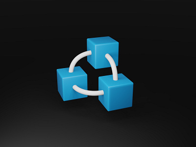 3D Database Icon 3d database 3ddesign blender branding modeling