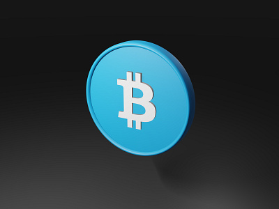 3D Bitcoin Icon