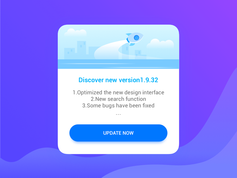 Mi Drop Update Pop-ups by Itern漠声 on Dribbble
