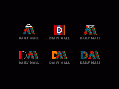 Daily Mall Logo3 bar code design icon logo shopping