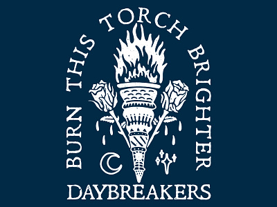 Burn This Torch Brighter - T-Shirt band design graphic graphic design illustration merch merchandise music shirt t shirt tee