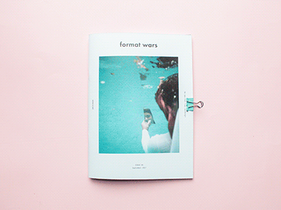 Format wars magazine adobe animation colors editorial gif indesign magazine pantone paper photography print typography