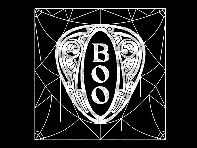Happy Halloween! boo embellishments halloween lettering spider web