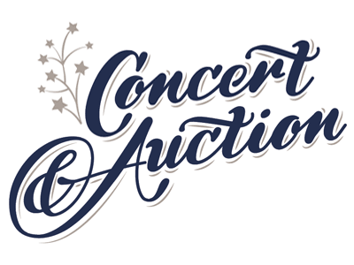 Concert & Auction Lettering