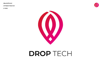 Drop Tech Logo Design