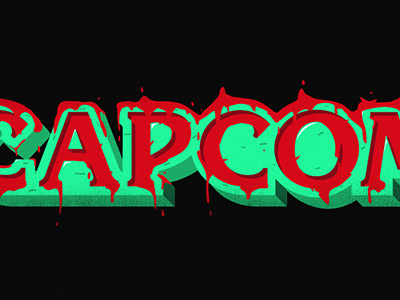 Capcom capcom game logo vector