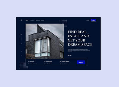 Real Estate Website app best bestdesign branding clear creative design designer figma logo mobile product productdesign ui uiux vector web website