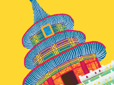 Temple of Heaven illustration temples travel