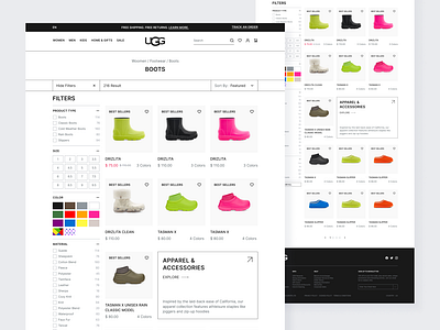 Products Category UGG concept