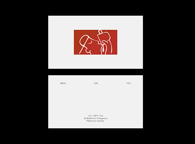 BREWNICE - Business Card Design branding business card card design graphic design illustration logo