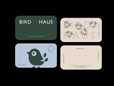 Bird Haus - Cards design branding card design graphic design illustration logo