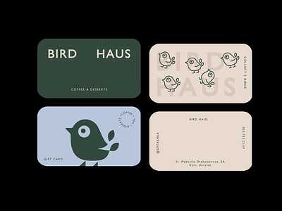 Bird Haus - Cards design