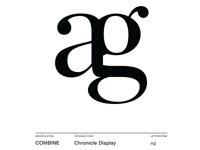Character Manipulation • Combine branding chronicledisplay combine fundamentals graphicdesign hoeflerco logo minimal minimalism monogram type typeface typography