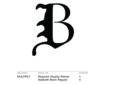 Character Manipulation • Multiply branding design dropcap geometric graphicdesign logo manuscript minimal minimalism type typeface typography