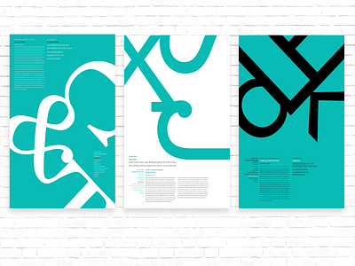 Typography Vox Classification Posters