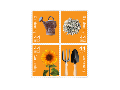 Gardening USA Stamp Set