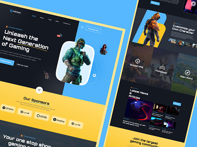 Infinizai - Gaming Webflow Website cms css development eommerce flowzai front end game html landing page low code maging website no code web flow webflow webflow template webflow theme wordpress