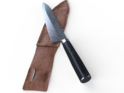 3D Santoku Knife Design