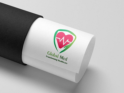Global Med. Logo Design branding design graphic design illustration logo