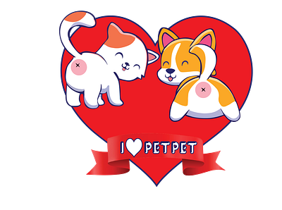 I <3 Pet Pet Logo branding design graphic design illustration logo