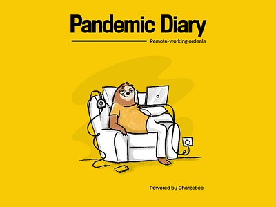 Pandemic Diary - Comic Strip cartoon character design characters comic illustration sloth