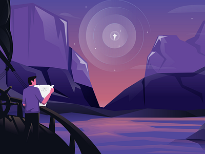 Banner Illustration for Landing Page.