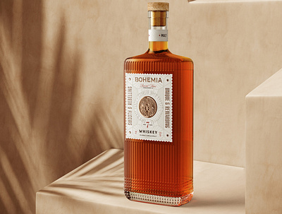 Bohemia Whiskey product rendering