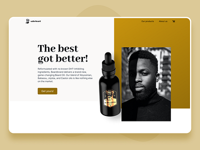 Beard oil - Landing page - UI Challenge