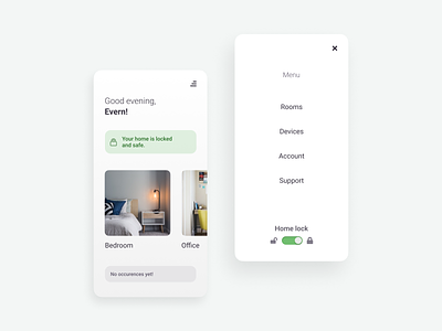 Home lock app - UI challenge