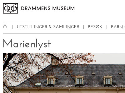 Drammens Museum drammen webdesign