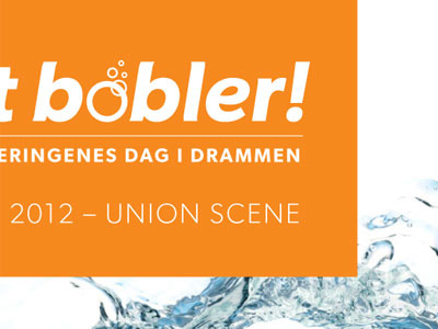 det bobler! new look for 2012 drammen logo profile tangerine