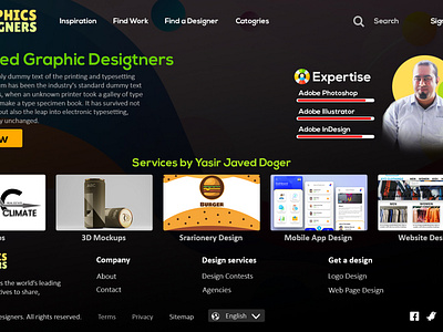 Graphic Designers Website Design