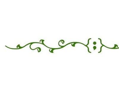 Tattoo green leaf vine