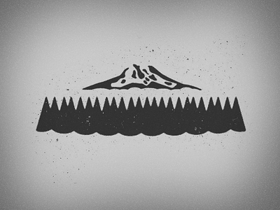 Rainier #2 icon mountain puget sound seattle trees water waves