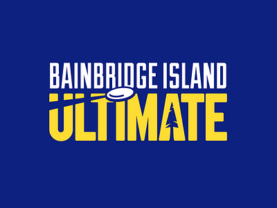 Bainbridge Island Ultimate bainbridge disc logo tree ultimate
